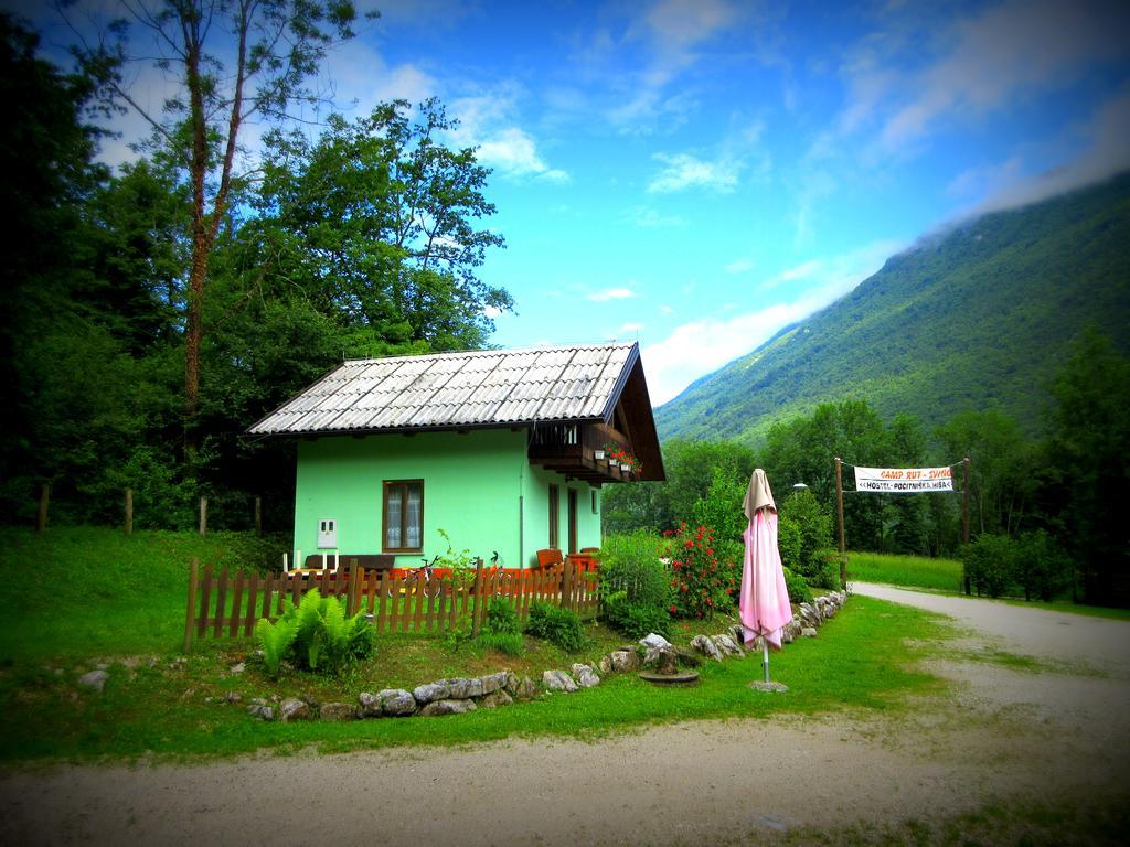Hostel Kamp Rut Kobarid Exteriér fotografie